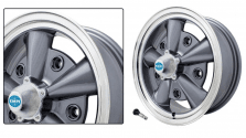 torque Antracit grå Bultmönster: 5 x 205 mm Storlek: 5.5 x 15 tum ET: +12 mm vw t1 t2